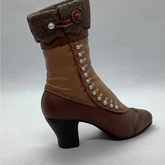 Just the Right Shoe High Button Boot by Raine Miniature Vintage Collectible 4” - Picture 6 of 9
